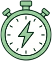 Processing speed icon